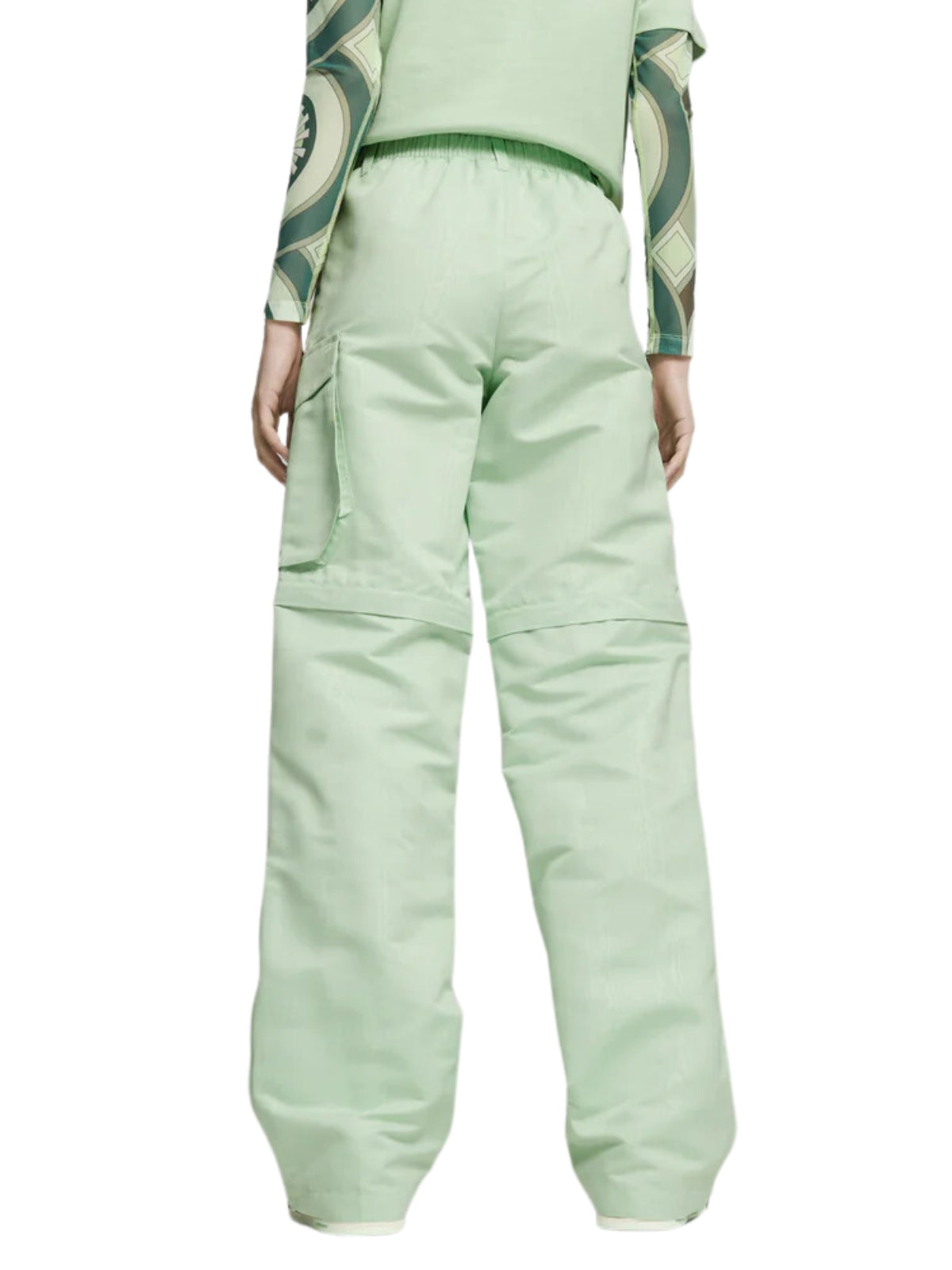 Puma Cargo Pants X Palomo Light Weight Wide Leg Green